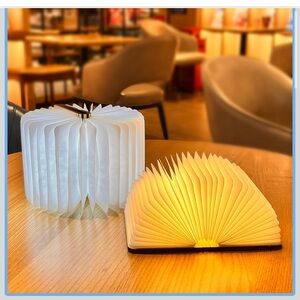 Foldable Book-Shaped LED Lamp